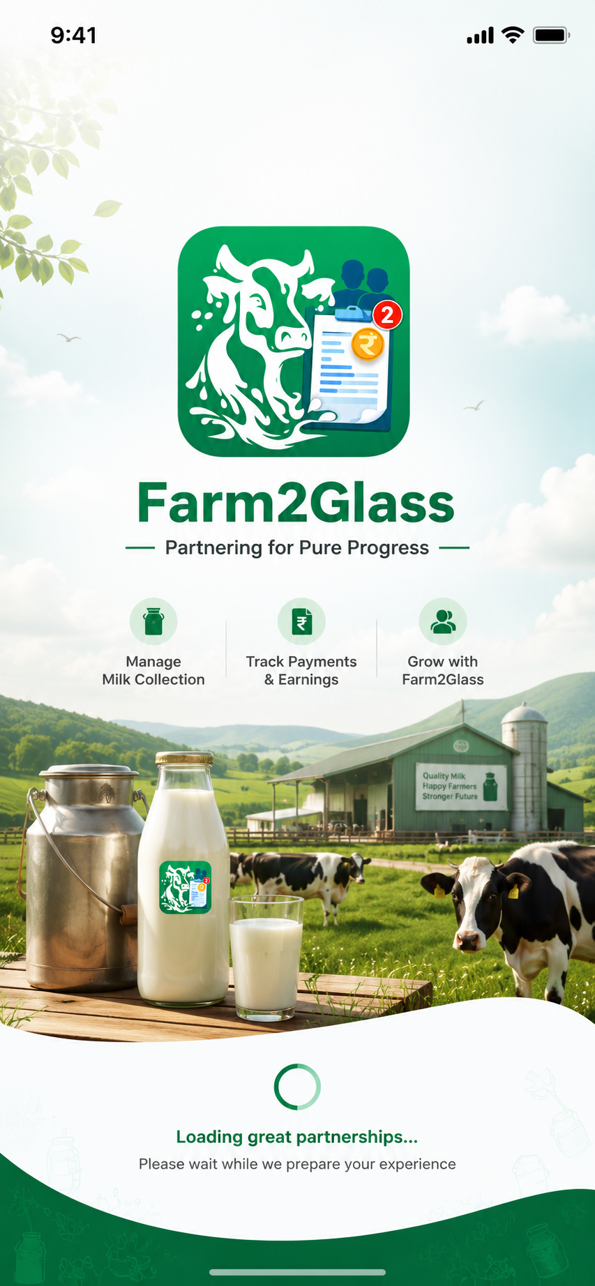 Dairy Partner App Screenshot